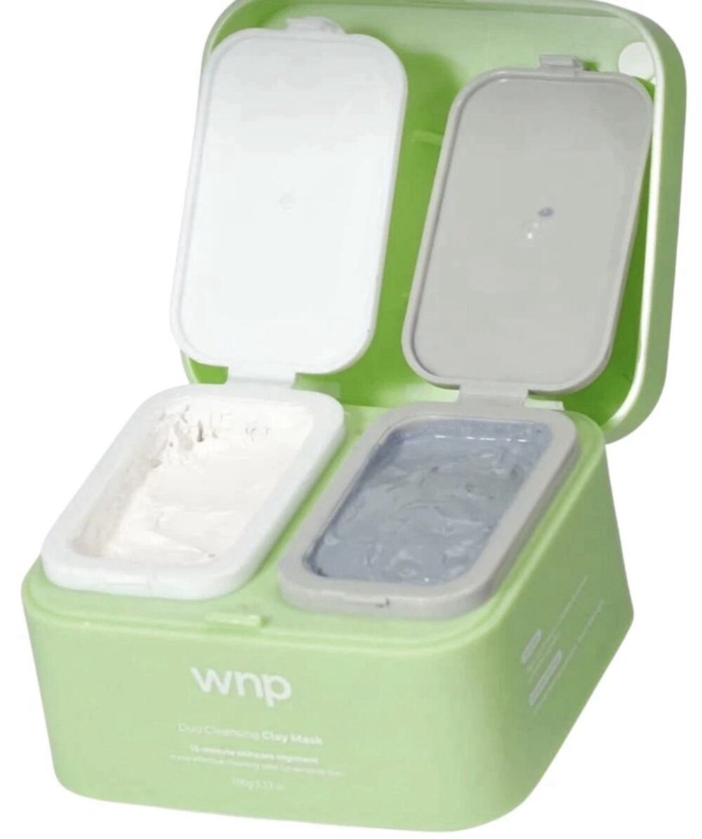 WNP Duo Cleansing Clay Mask 100g Pore Cleanse 15 Min Facial Exp 2027
